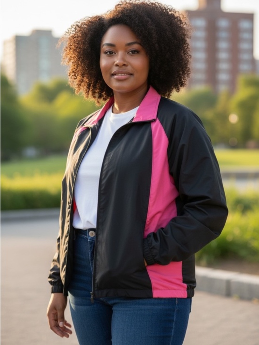 Danskin Pink & Grey Jacket